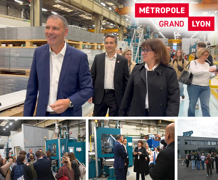 Visita de REP por la Presidenta de la Metrópoli de Lyon