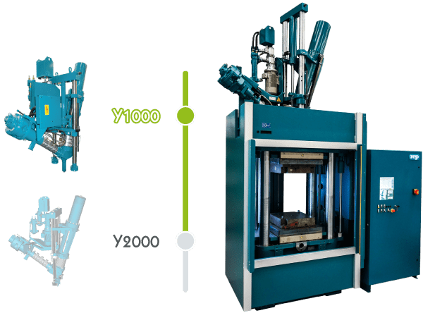 Gama Lean REP V510 Core Y1000: presses à injecter le caoutchouc pas chères