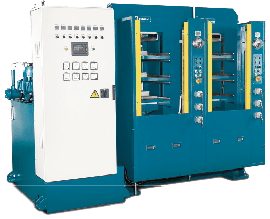 hot/cold molding machine for carbon composites 